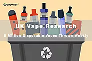 UK Vape Research - 5 Million Disposable Vapes Thrown Weekly