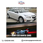 People see rental cars