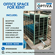 Top Property in Noida Commercial office space building – Grovy Optiva – Grovy Optiva