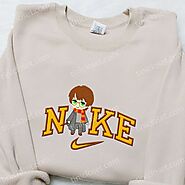 Chibi Harry Potter x Nike Movie Embroidered Tshirt, Nike Inspired Embroidered Shirt, Best Brithday Gift Ideas - Small...