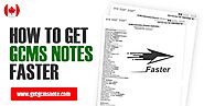 How to Get GCMS Notes Faster: Your Comprehensive Guide