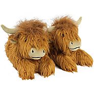 Highland Cow Slippers | CowSlippers.store