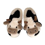 Cow Plush Slippers | Free Shipping – Cow Slippers