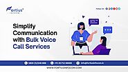 Simplify Communication with Bulk Voice Call Services