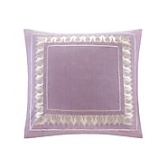 Echo Vineyard Paisley 26 by 26-Inch Pillow Sham, Euro, Purple