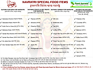 9 Day Navratri Special Food Items - Planet Ayurveda