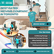 Best Rated Moving Company in Toronto