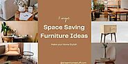 5 Unique space saving furniture ideas - dreamhomestuff