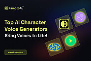 Top AI Character Voice Generators- Bring Voices to Life!