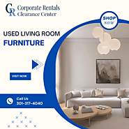 Used Living Room Furniture Collection | Corporate Rentals Clearance Center
