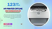 How to Troubleshoot an HP Printer Showing Offline on Windows 10?