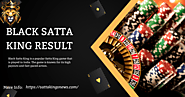 Black Satta King is a popular Satta King game that is played in India.