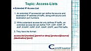 Access-Lists (Standard and Extended): CCNA Training