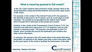 What is meant by payload in the OSI model?