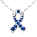 Blue Sapphire Hope Pendant