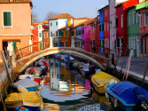 The Colorful Island of Burano, Italy The island...