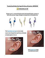 Stunning Earclimber Designs by OROGEM