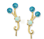 Opal Earclimbers Earrings by OROGEM: Shop Now