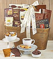 Godiva Decadence Gift Basket - 1800Baskets.com