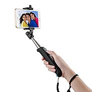 Selfie Stick, Anker [New Generation] Bluetooth Selfie Stick with Adjustable Phone Holder and Built-in Bluetooth Remot...