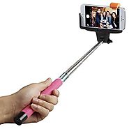 Selfie Stick, Flexion™ QuickSnap Pro 3-In-1 Self-portrait Monopod Extendable Wireless Bluetooth Selfie Stick with bui...