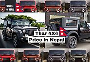 2023 New Mahindra Thar Price in Nepal, Colors [Exact Price] - World Of Nepal