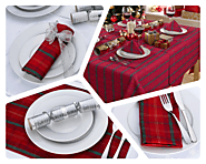 Elevate Your Christmas Feast: Celebright Scottish Tartan Tablecloth Collection