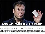 [Exposed] ESaver Watt Reviews Consumer Reports and Elon Musk Endorsement Scam