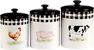 Decorative Farmhouse Style Kitchen Canister Sets – Reviews