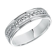 Comfort Fit Diamond Wedding Rings for Men