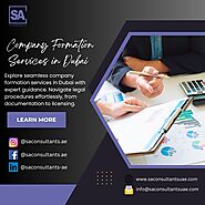 Company Formation Services in Dubai