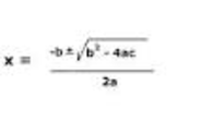 Quadratic equation