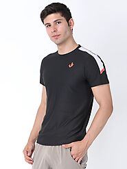 Black Endurance Gym T-Shirt for Men – @699