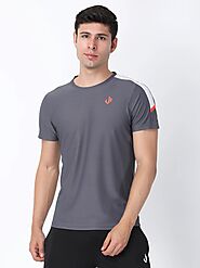 Grey Endurance Gym T-Shirt for Men – @699