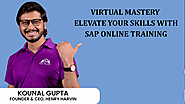 Virtual Mastery: Elevate Your Skills with SAP Online Training
