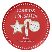 Cookies For Santa Personalized Cookie Trio Plate