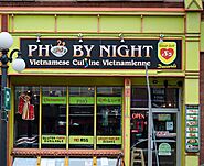 Pho by Night, restaurant in Downtown Ottawa Byward Market.