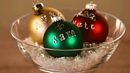 How to Make Personalized Christmas Ornaments