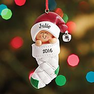 Baby in Stocking Ornament