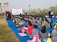 Art Competition For Children At India Gate Lawns, New Delhi - NGO Donation