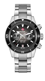 Rado Captain Cook Automatic Chronograph Black Dial Men's Watch R321451 — The luxury direct