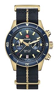 Rado Captain Cook Automatic Chronograph Blue Dial Men's Watch R3214620 — The luxury direct
