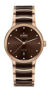 Rado Centrix Automatic Diamonds Stainless Steel Brown DialUnisex Watch — The luxury direct