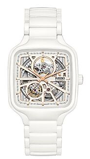 Rado True Square Automatic Skeleton High Tech Ceramic Unisex Watch R27 — The luxury direct