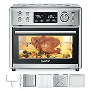 COMFEE' Toaster Oven Air Fryer Combo with Rotisserie