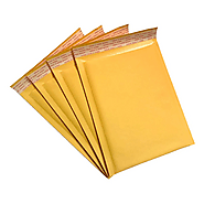 Kraft Bubble Mailer, Yellow bubble mailers - Shipping Envelopes – Blueapplepackaging