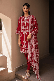 Red Partywear Dresses 2023