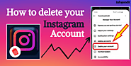 How to delete instagram account