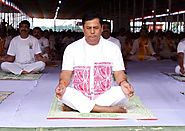 Here is How CM Sarbananda Sonowal Participated in International Yoga Day | Voice Of Greater Assam