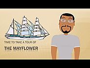 Tour of the Mayflower (Thanksgiving for Kids) Educational Videos for Students (Cartoon)